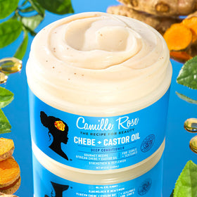 Camille Rose Chebe powder close-up highlighting natural ingredient benefits