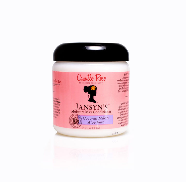 Camille Rose front packaging showing 8 oz jar and product benefits