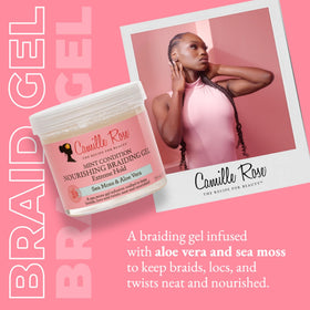 Camille Rose gel texture close-up highlighting smooth, lightweight consistency for easy spreading