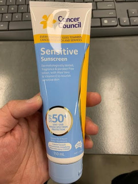 Cancer Council sunscreen texture close-up highlighting smooth, non-greasy finish