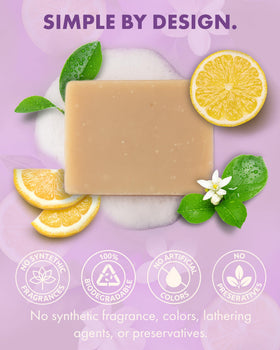 Candida Freedom lather on skin demonstrating shampoo and body wash use