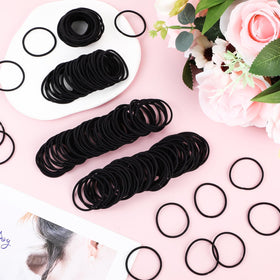 Canlierr hair tie holding a sleek ponytail on dark hair for secure hold