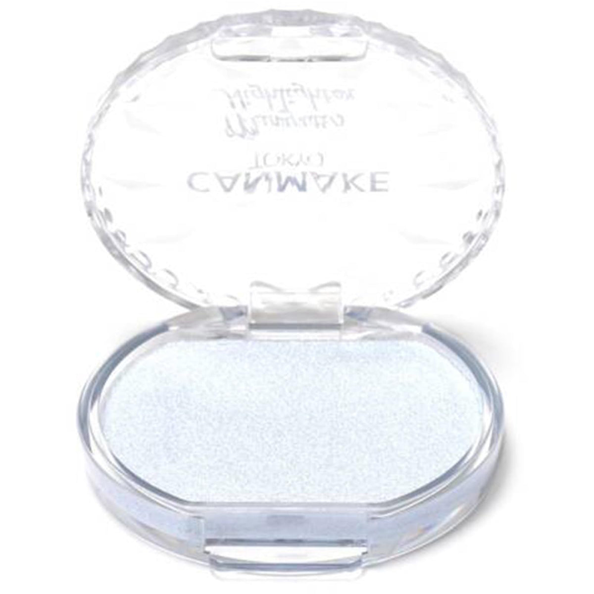 CANMAKE close-up of surface finish showing dewy sheen and blendability benefit
