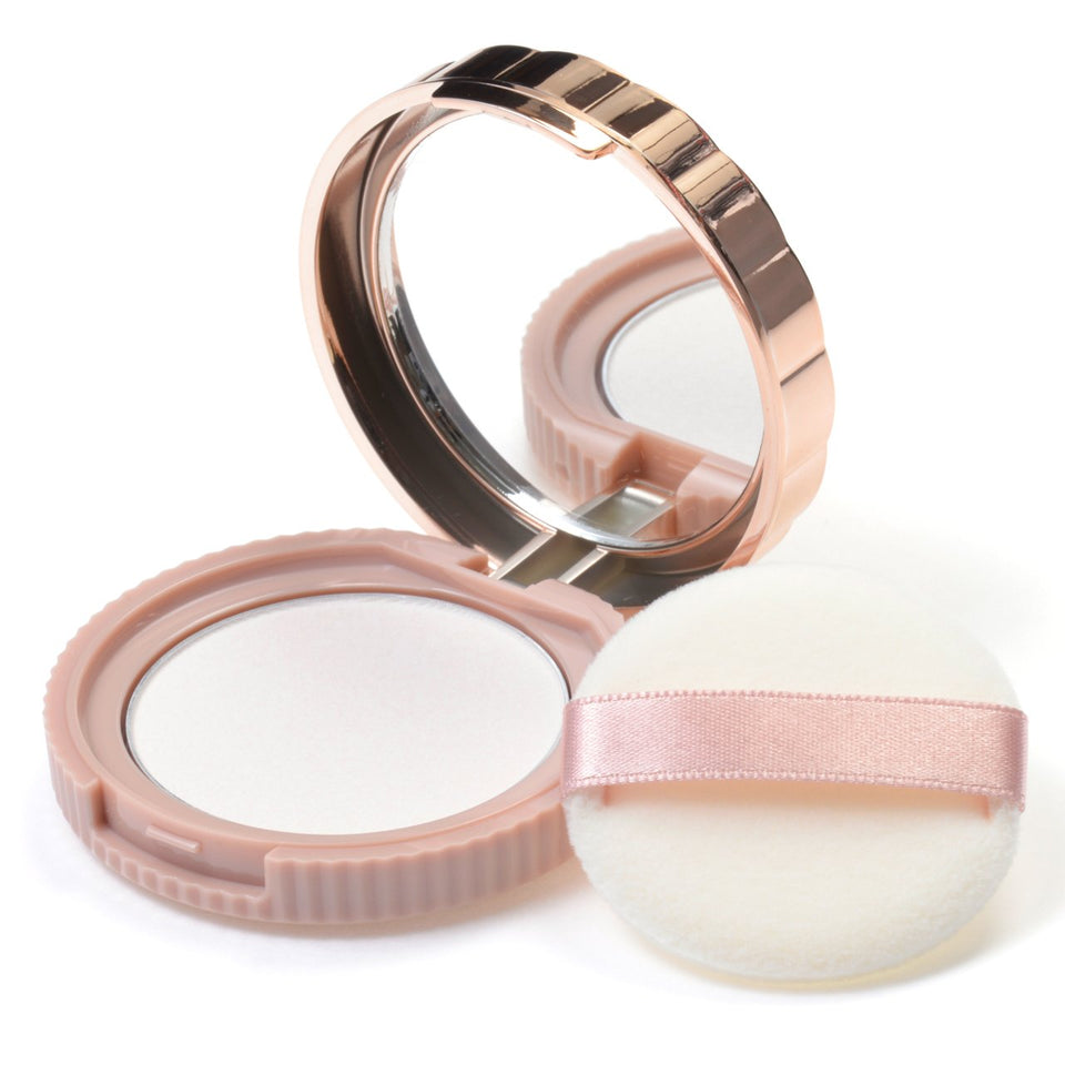 CANMAKE compact front view showing sleek packaging and portable size benefit