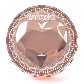 CANMAKE powder pan close-up highlighting ultra-fine texture for smooth finish