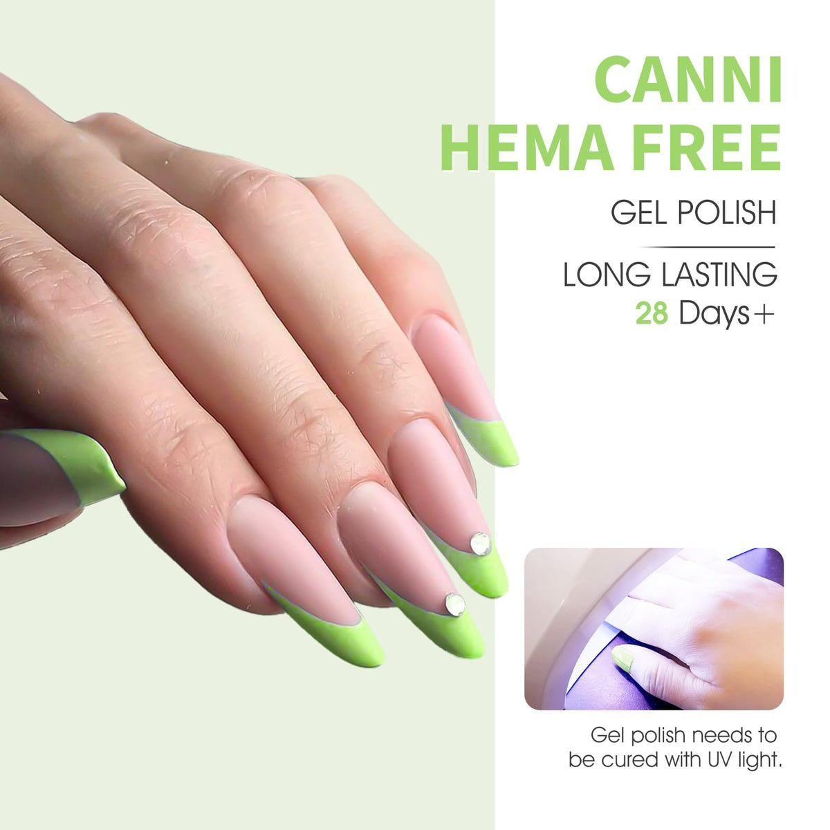 CANNI 3D crystal label detail highlighting premium labeling for easy identification