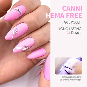 CANNI application in progress with hands showing precise, salon-style color placement