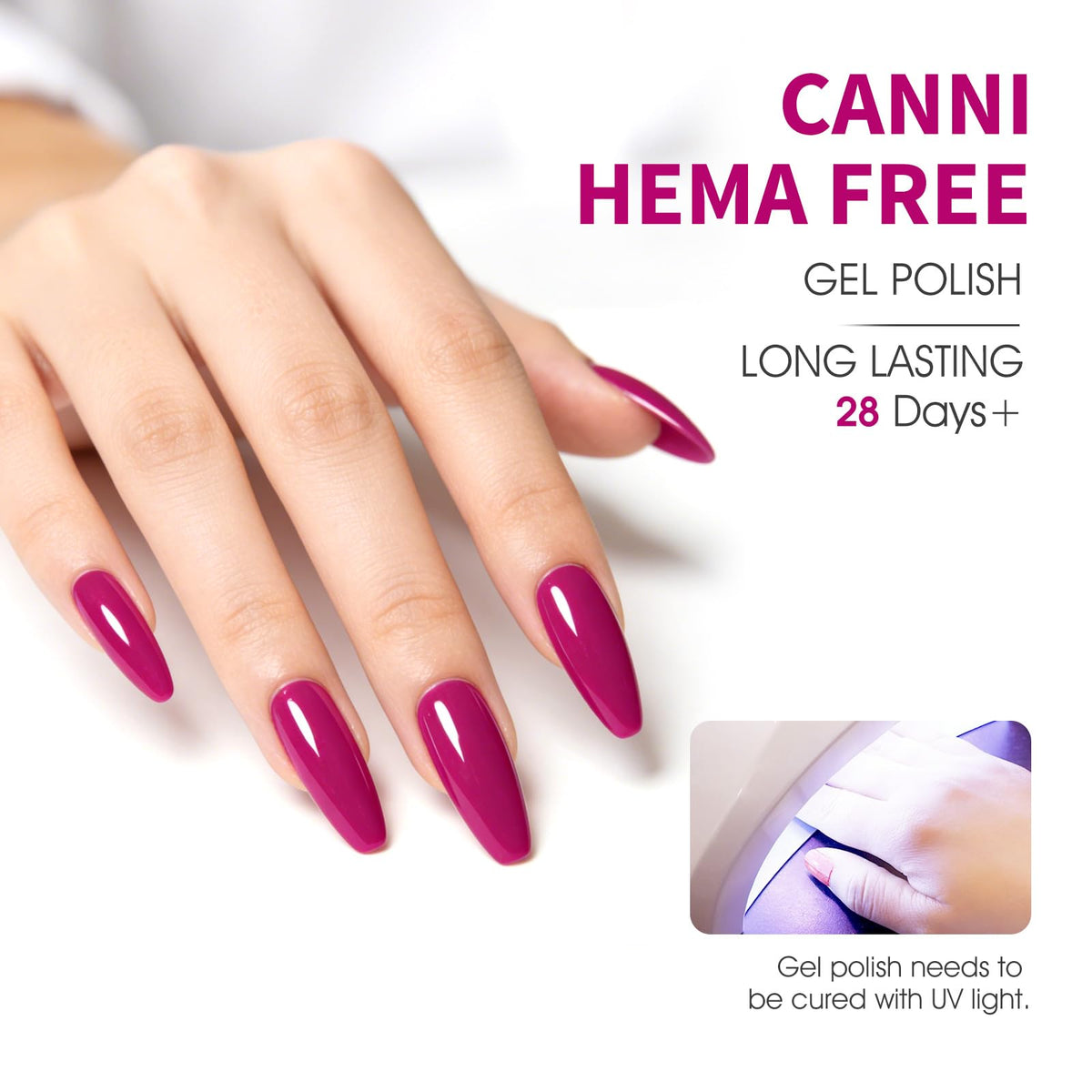 CANNI bottle in salon use being applied for professional long-lasting results