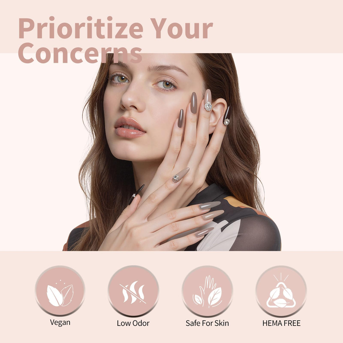 CANNI applied on nails showing glossy professional-looking finish