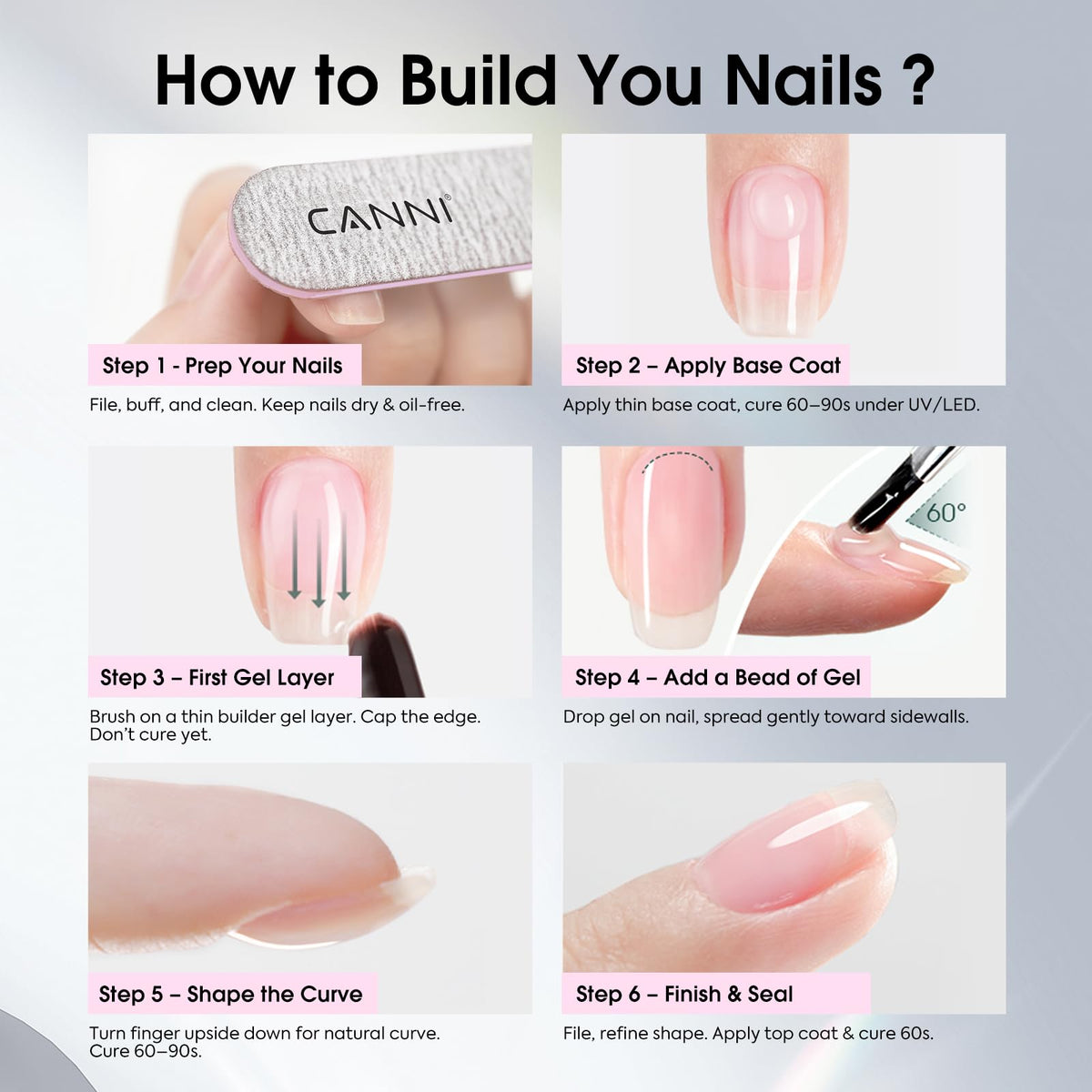 CANNI before after strength overlay showing improved nail durability and seamless finish