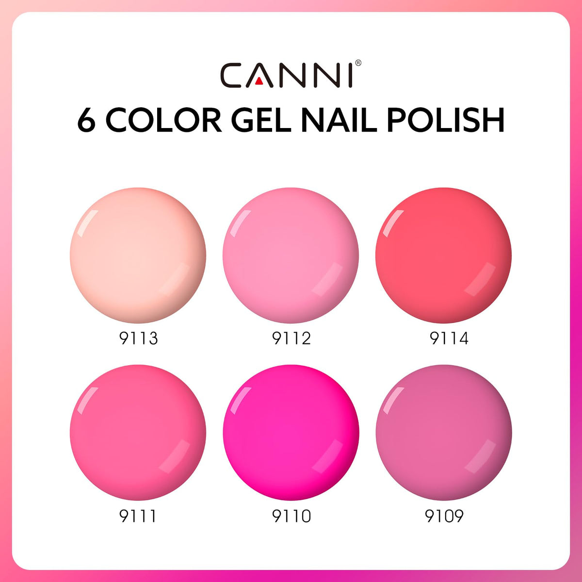 CANNI bottle close-up of hot pink shade highlighting rich pigment and smooth application