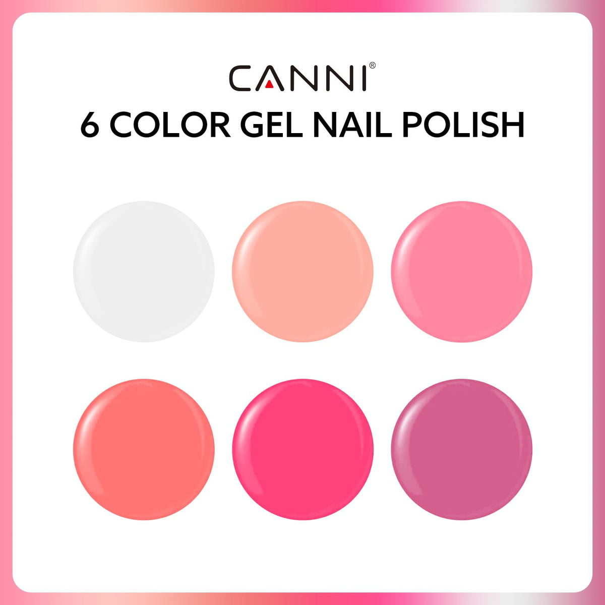 CANNI bottle closeup with 3D crystal label for easy shade identification