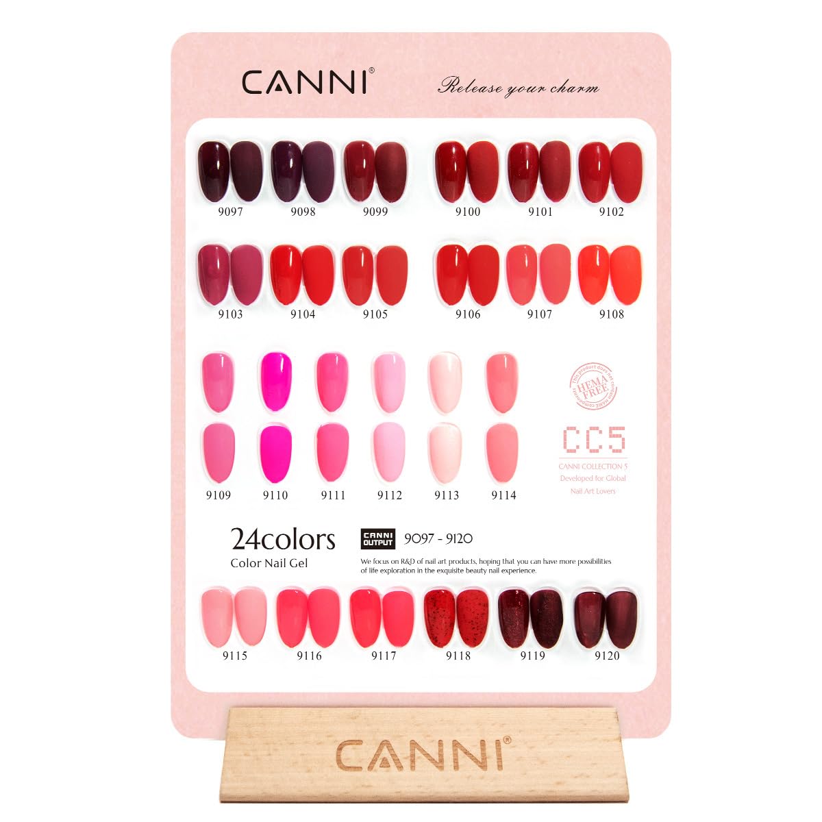CANNI bottle close-up displaying accurate color-matching bottle and easy shade choice