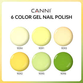 CANNI colored bottles close-up showing true shades for easy shade selection