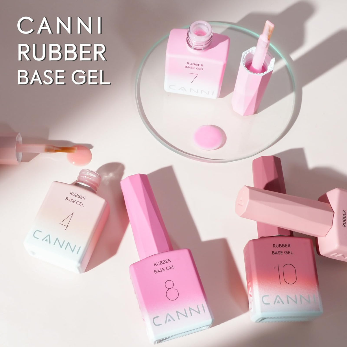CANNI bottle label and cap detail highlighting color-coded bottles