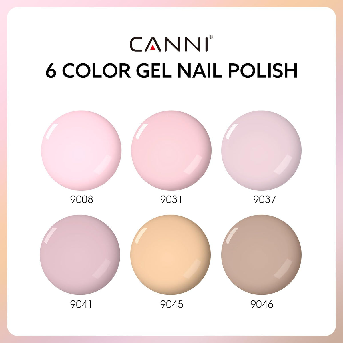 CANNI bottle label close-up highlighting color-coded design and accurate shade view