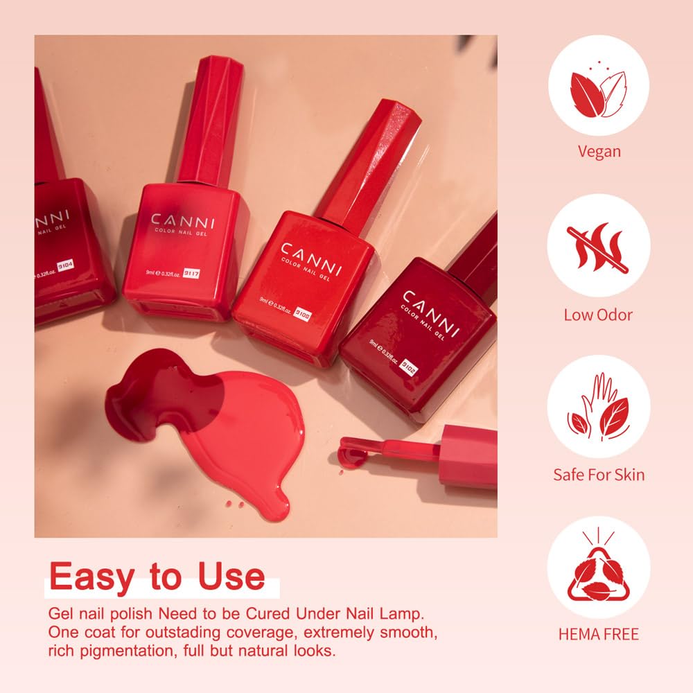 CANNI label detail on bottle highlighting Hema-free formula and safety-focused benefit
