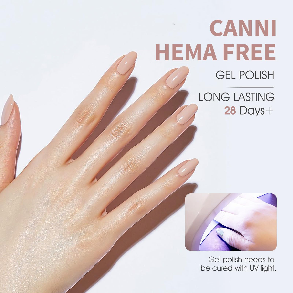 CANNI bottle labels and color-matching for quick shade ID