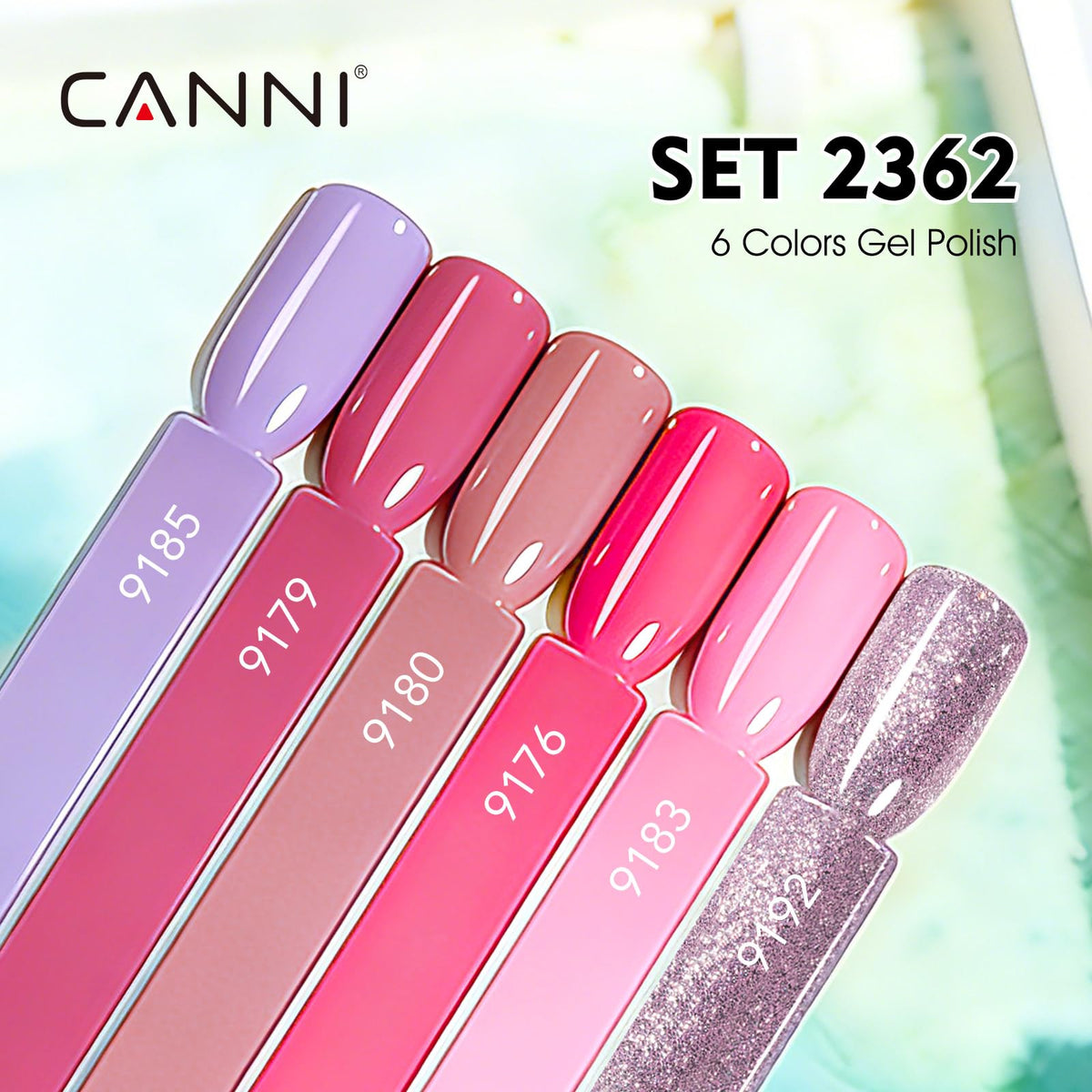 CANNI wide brush and cap close-up enabling smooth even strokes for easier application