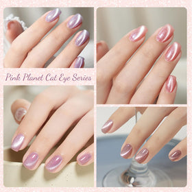CANNI cat eye texture closeup showing shimmering stripe for high-impact finish