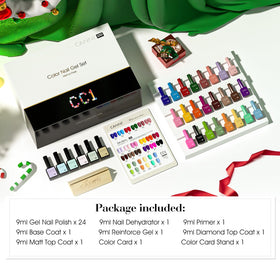 CANNI swatches on nail wheel showing accurate color preview benefit