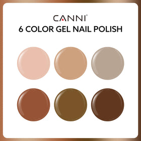CANNI color-matched bottles lined up, quick shade selection benefit