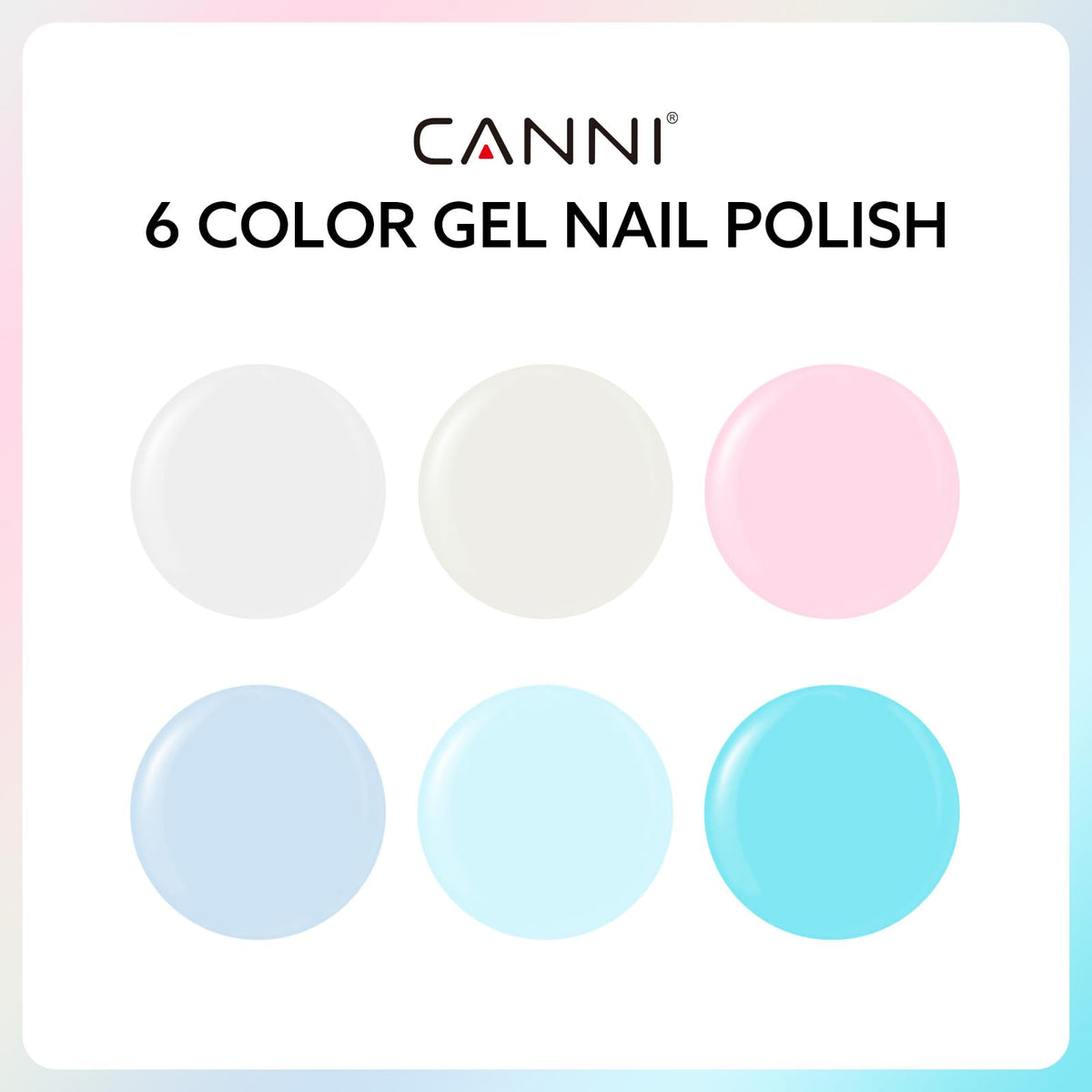 CANNI close-up of color-matched caps showing shade accuracy for quick selection
