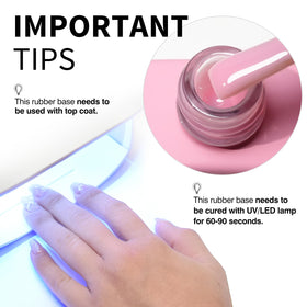 CANNI nails curing under LED lamp showing quick 60–90 second cure advantage