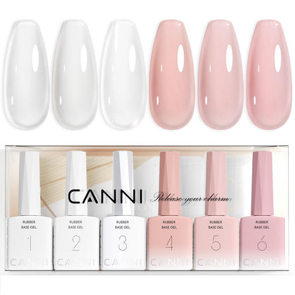 CANNI front packaging showing six gel base bottles for easy selection