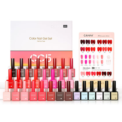 CANNI front packaging showing full 30-piece gel kit and neat box — clear selection benefit