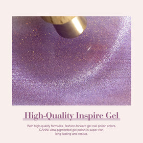 CANNI glitter holographic reflection detail illustrating multi-dimensional sparkle benefit