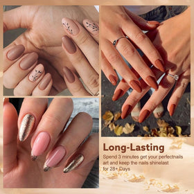CANNI gold metallic swatch on nail tip demonstrating highlight effect