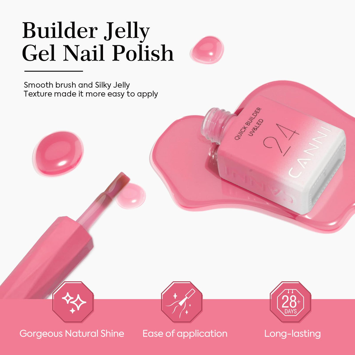 CANNI in-salon mannequin application depicting professional use and clean build results