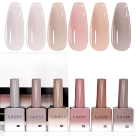CANNI front packaging showing six jelly nude bottles and kit benefits