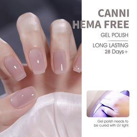 CANNI swatched on fingers showing buildable sheer to medium coverage