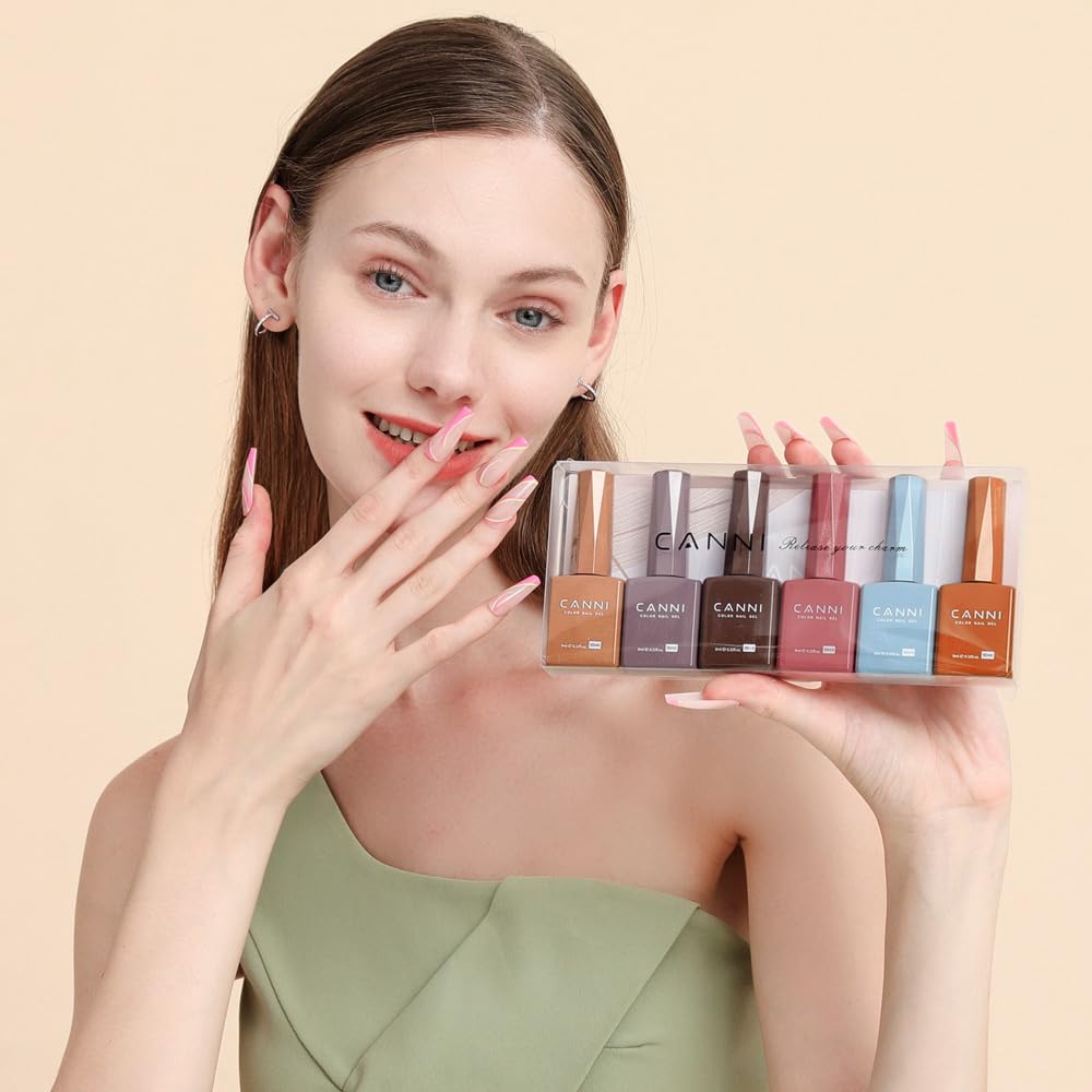 CANNI lifestyle autumn scene with finished nails showing seasonal styling appeal