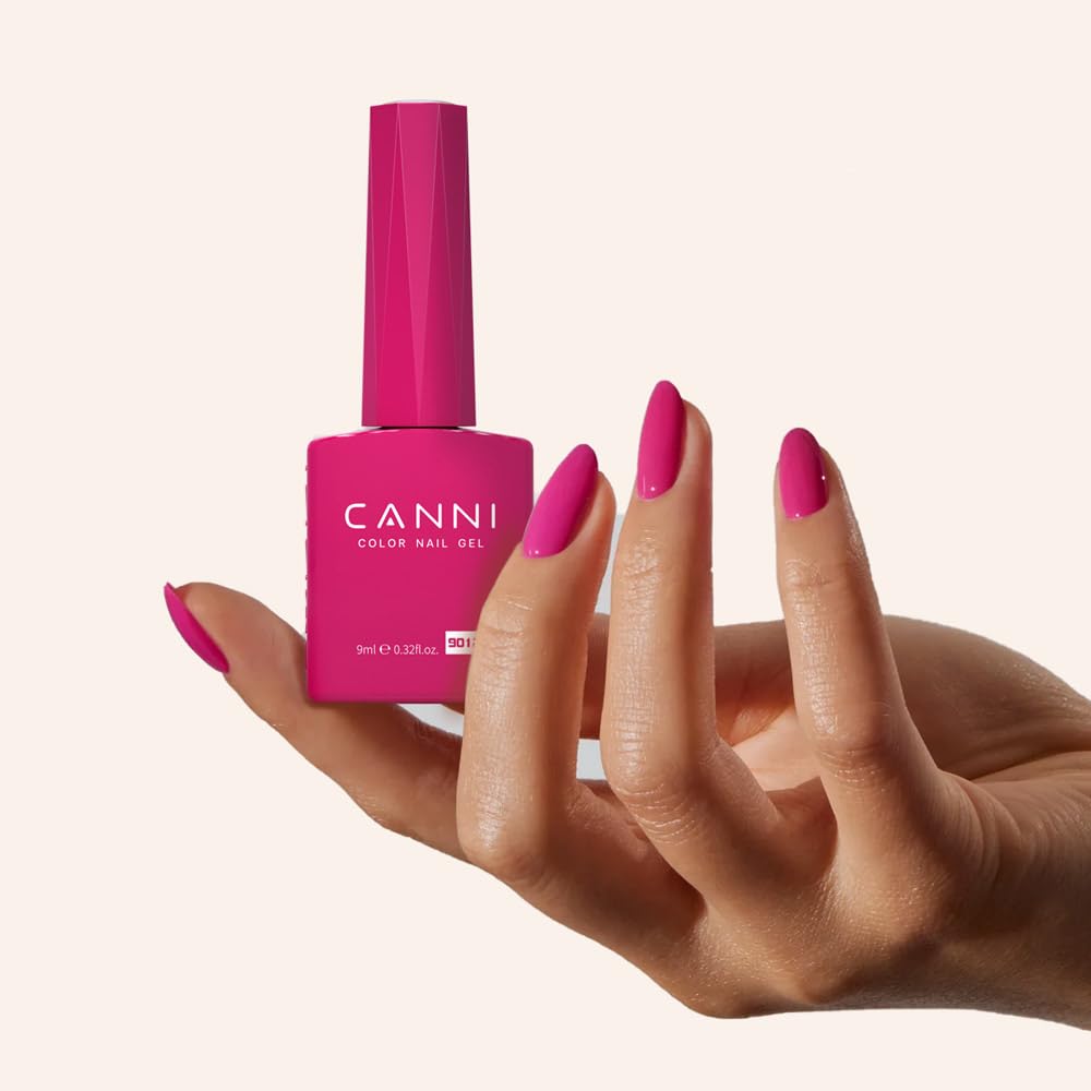 CANNI lifestyle party nails on model showing bold color for event-ready benefit