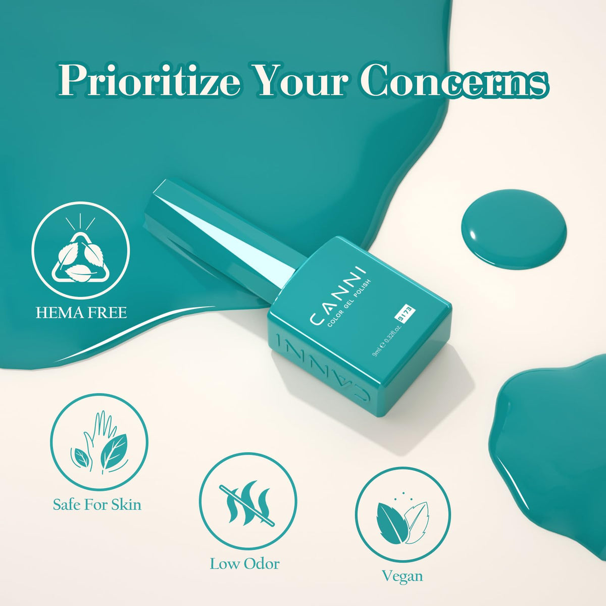 CANNI manicure setup on tabletop showing kit in use for salon or DIY convenience benefit