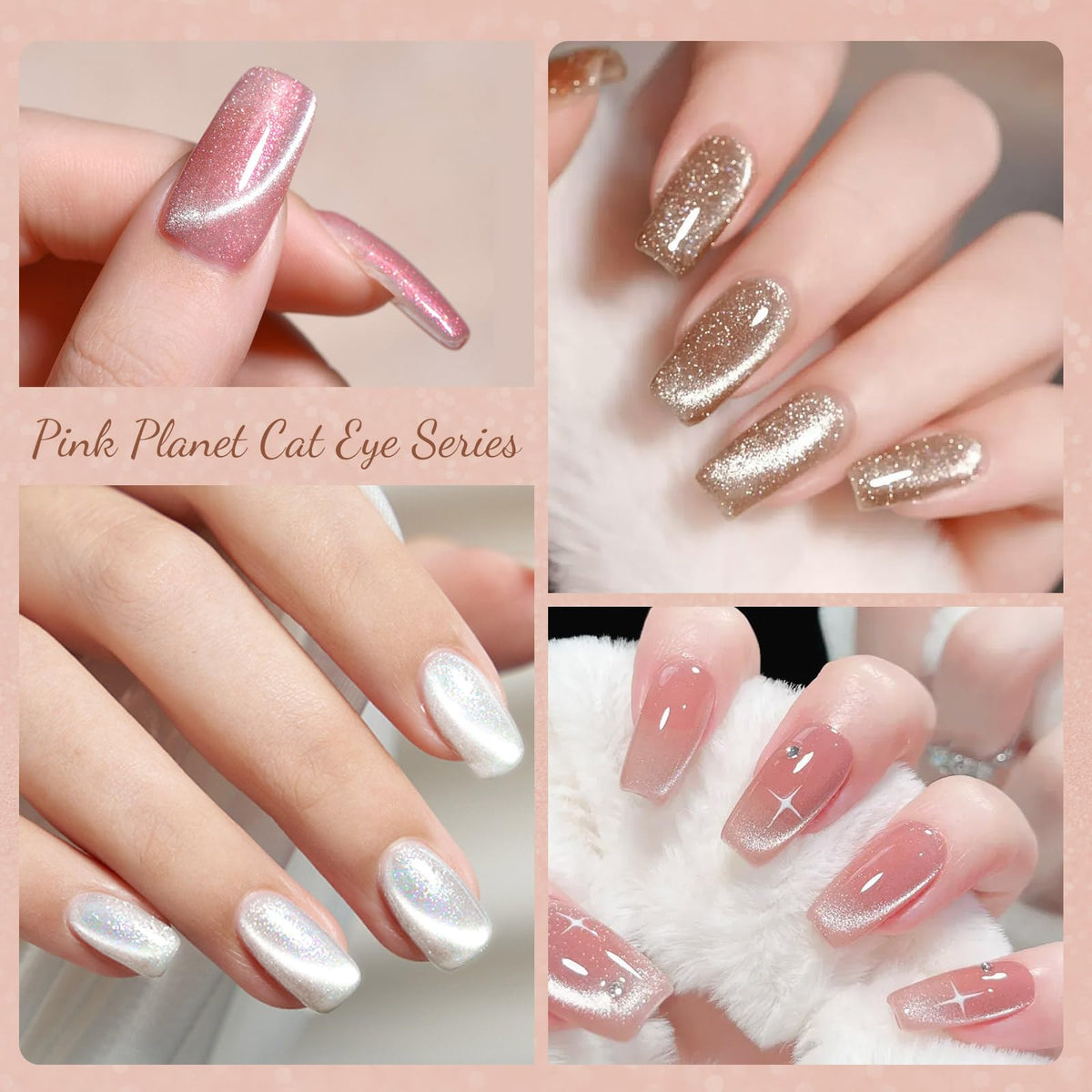 CANNI magnet held over nail creating cat eye stripe for precise control