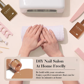 CANNI manicure curing under UV/LED lamp, fast professional drying