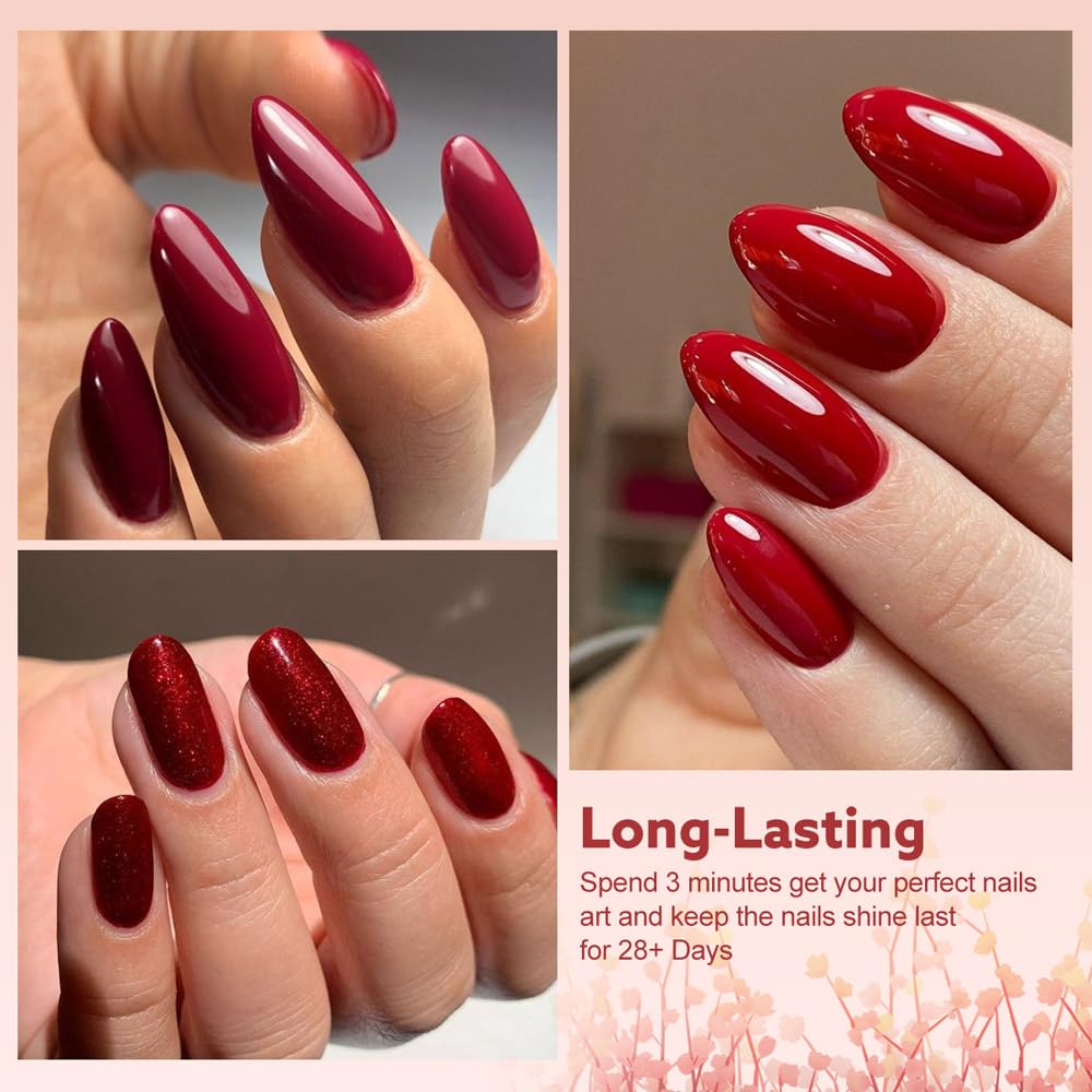 CANNI manicure in use cured nails showing glossy finish and salon-quality benefit