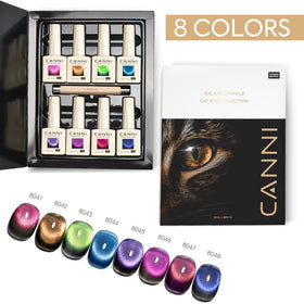 CANNI manicure lifestyle on seated model, showcases salon-quality results at home benefit