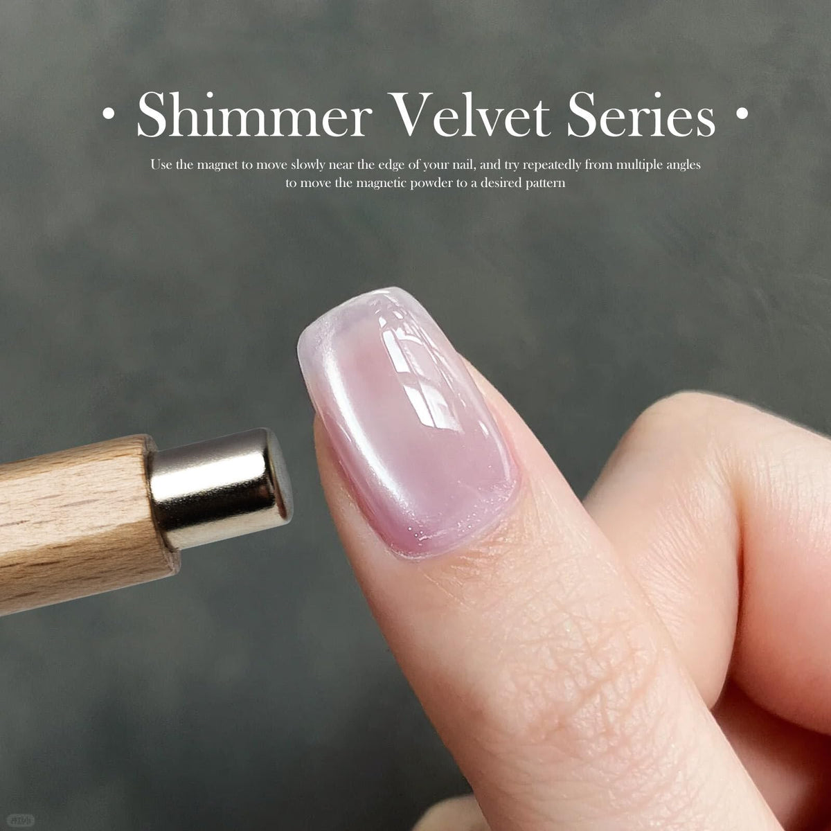 CANNI nail wheel swatches illustrating each shade and achievable cat‑eye band