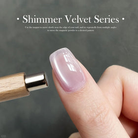 CANNI nail wheel swatches illustrating each shade and achievable cat‑eye band