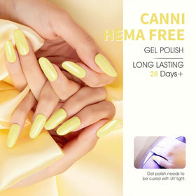 CANNI soak-off removal setup showing safe acetone wraps for gentle polish removal