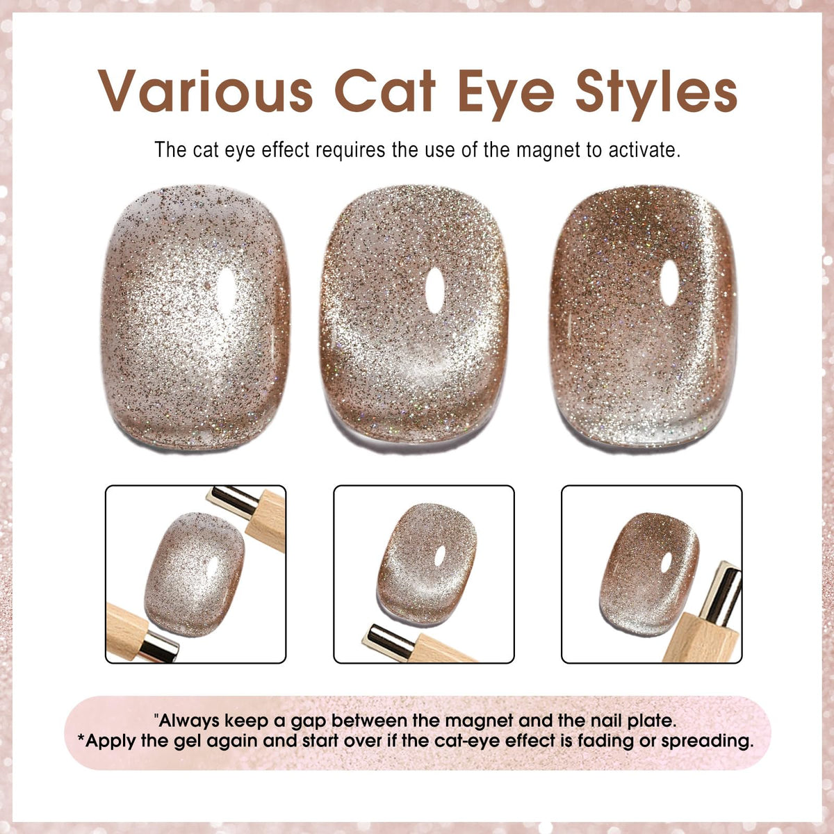 CANNI silver glitter texture close-up showing high sparkle for accent nails