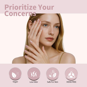 CANNI single nail manicure closeup showing glossy finish and salon-quality result