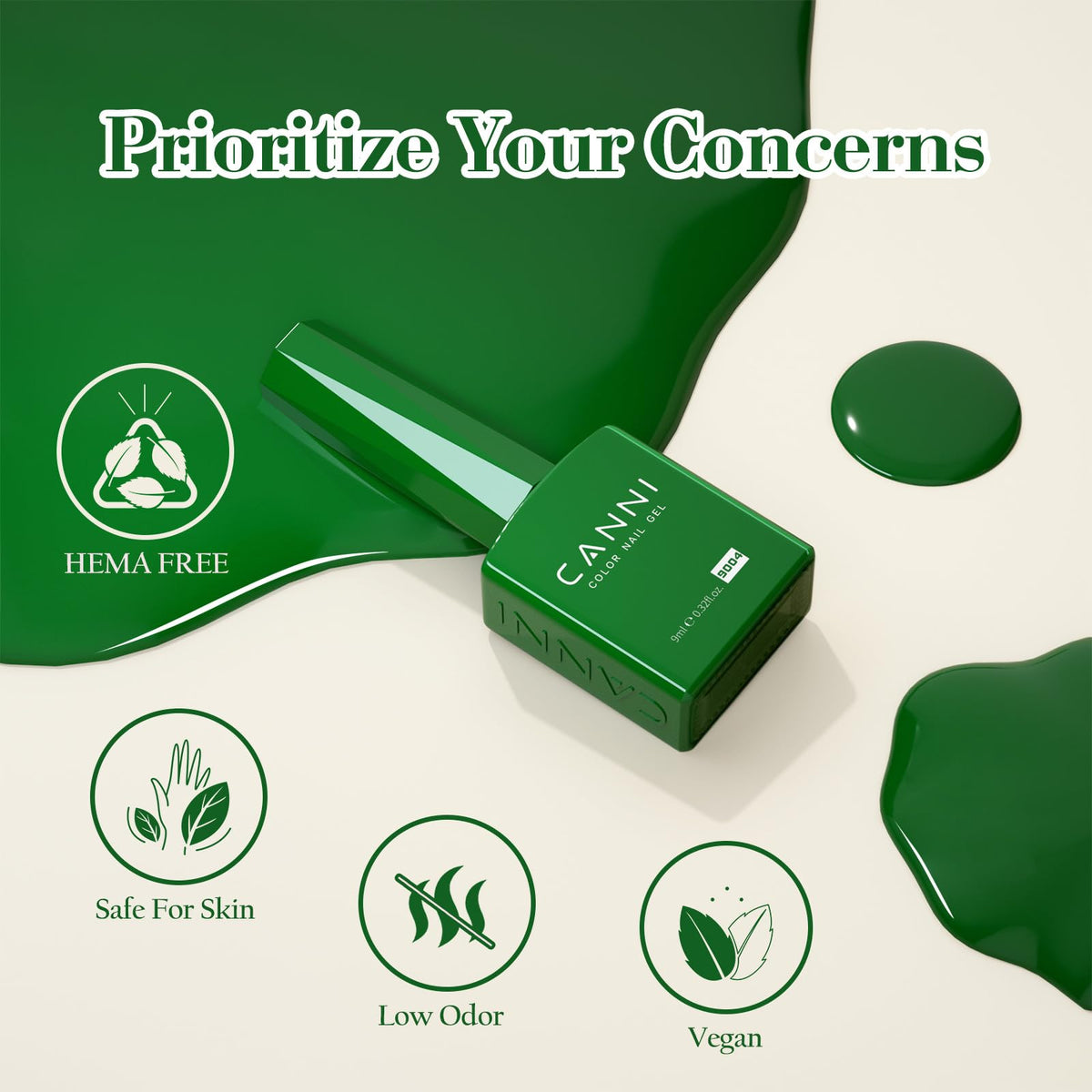 CANNI 9ml bottle in hand showing scale and travel-friendly portability