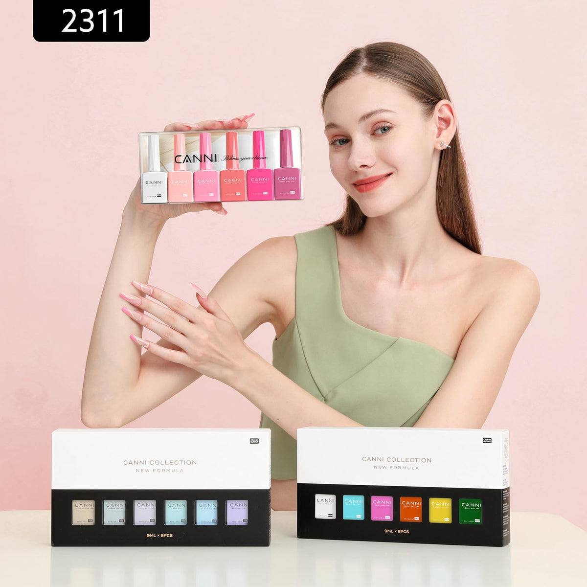 CANNI bottles next to ruler showing 9ml compact, travel-friendly size