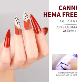 CANNI single-fingertip swatch demonstrating shade depth and scale